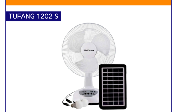 Ventilador Solar Recarable