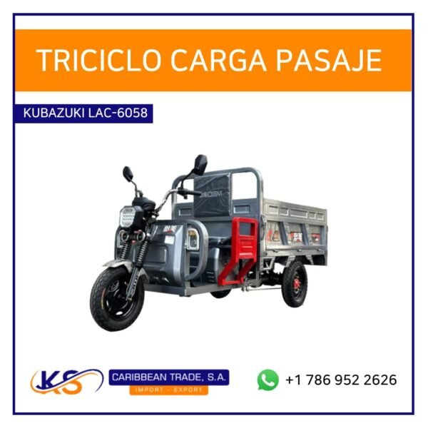 Triciclo Carga Pasaje KUBAZUKI LAC-6058